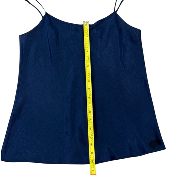 Vince Satin Cami – Coastal Midnight Blue – Size M – NWOT Minimalist Luxe Top - Picture 6 of 10